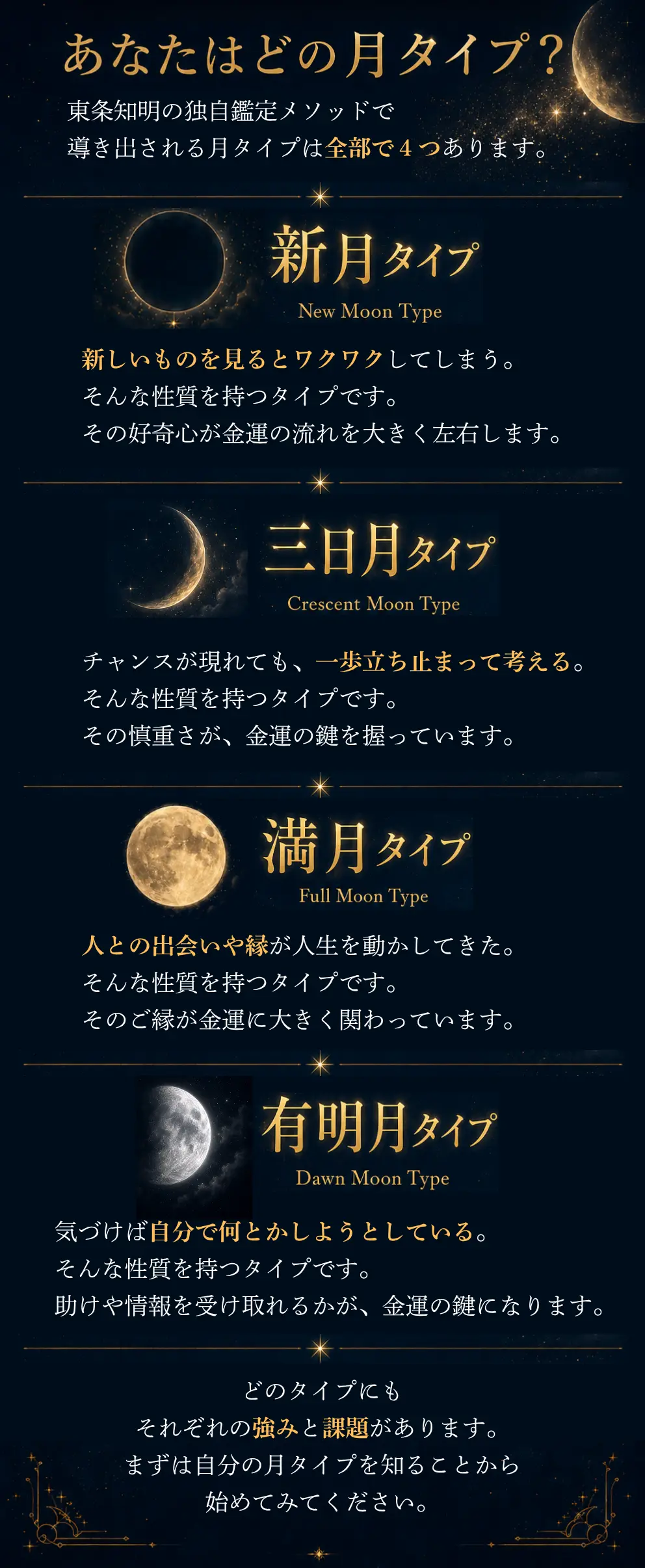 あなたはどの月タイプ？
